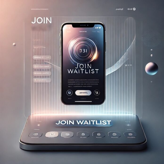 beautiful mobile app websites join waitlist